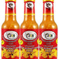 JcS Hot Scotch Bonnet Pepper Sauce (Pack of 3) 5 oz Jars