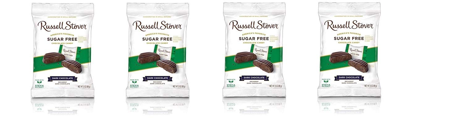 Sugar Free Dark Chocolate Medallions, 3 Oz. Bag(Pack Of 4)