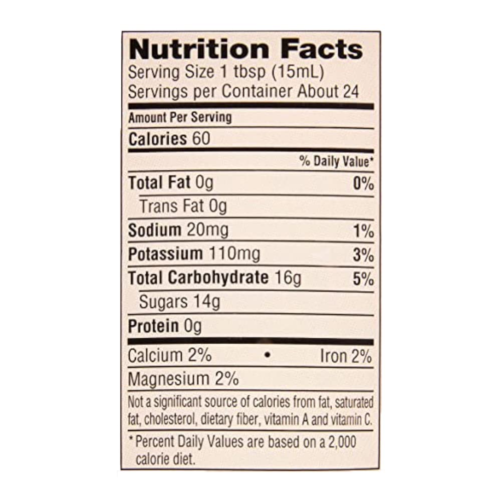 Grandmas Original Unsulphured Molasses All Natural 12oz Jar (Pack of 3)