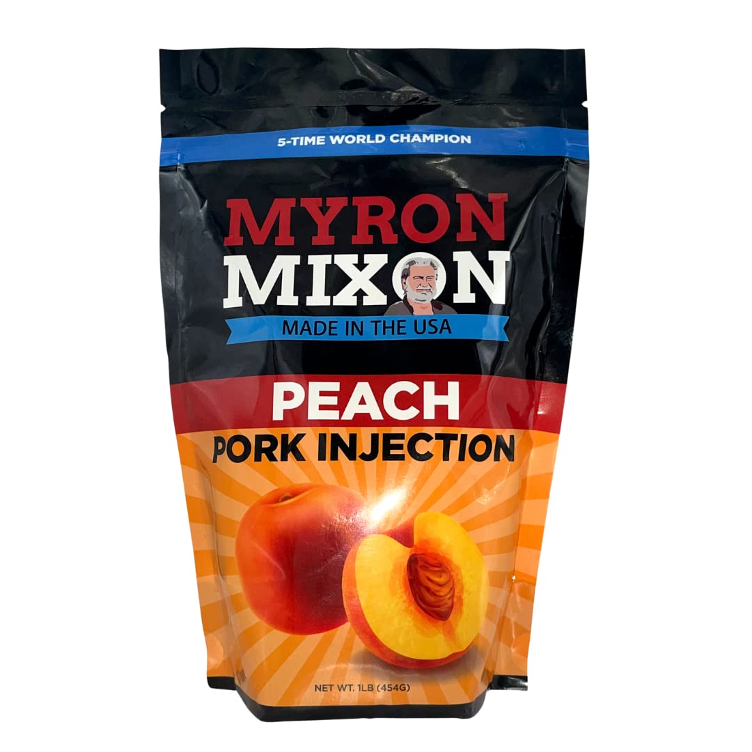 Myron Mixon Peach Pork Injection | Champion Recipe | 16 Oz | USA Made
