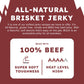 B.U.L.K Beef Jerky - Soft Teriyaki Brisket Snack - 2.25 Ounce Pack - Reddish Brown