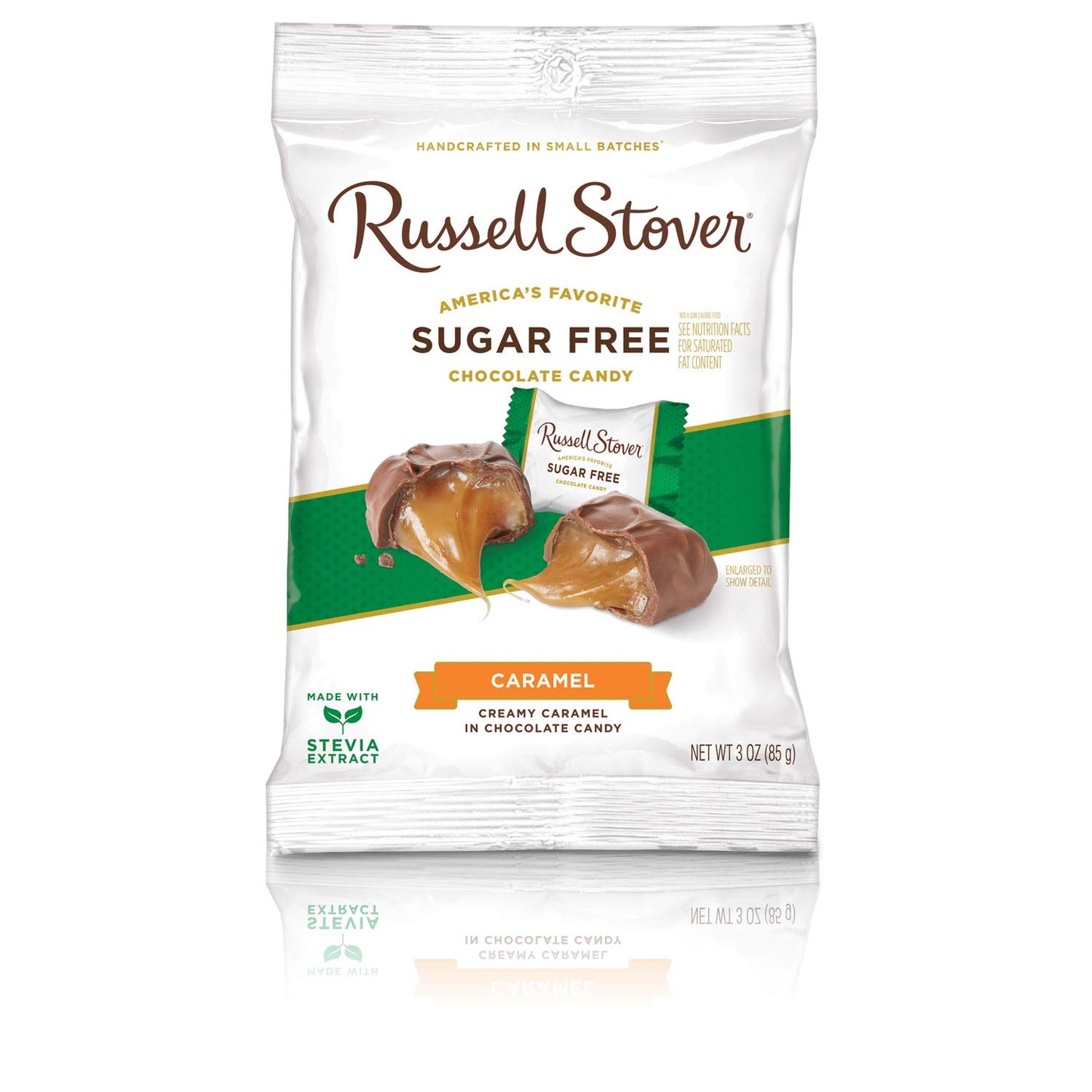 Russell Stover Sugar Free Butter Cream Caramels, 3 oz. Bag (Original Version)