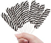 Black Twisty Lollipops - 24 Unicorn Suckers Individually Wrapped Bulk - Great for Candy Buffet - Wedding - Graduation - Hallowee