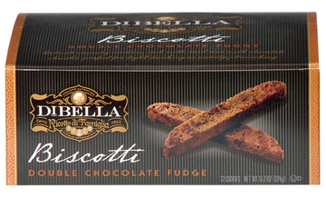 Dibella Artisan Style Italian Biscotti Cookies (Double Chocolate Fudge)