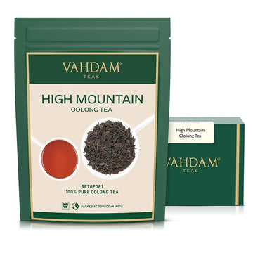 Vahdam, High Mountain Oolong Tea Leaves From Himalayas (50+ Cups, 3.53Oz) Strong & Robust Oolong Tea | High Elevation Grown | Va