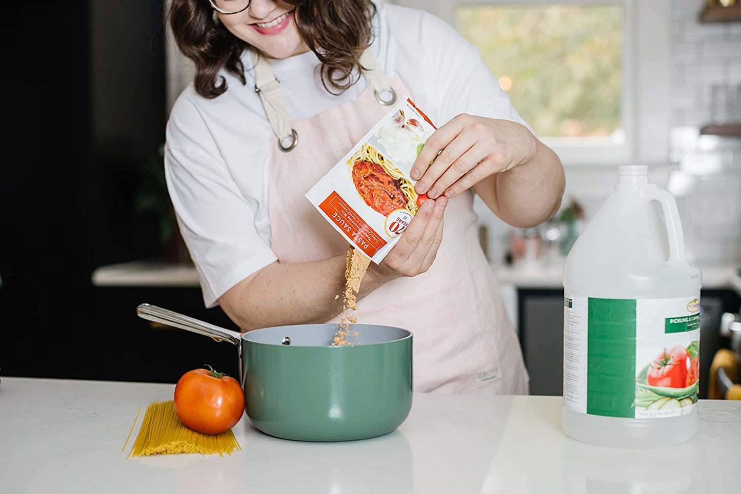 Mrs. Wages Pasta Sauce Tomato Mix, 12 Count, Plastic, Model PRTAZ11A
