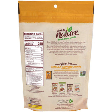 Back To Nature Non-Gmo Granola, Gluten Free Vanilla Almond Agave, 11 Ounce