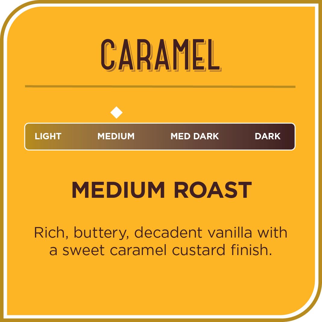 Don Francisco'S Caramel Flavored Medium Roast Coffee Pods - 72 Count- Recyclable Single-Serve Coffee Pods, Compatible With Your