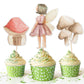 Celebrate With Magic: 10 Pcs Fairy Pastel Cupcake Toppers - Transform Your Treats!