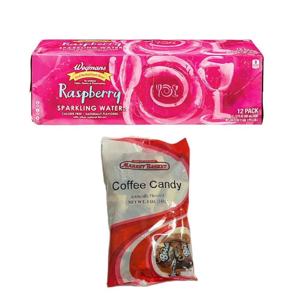 Wegmans Sparkling Water, Flavored Seltzer Drink, 0 Sugar, 0 Calorie, 12 Fl Oz - 12 Cans Pack, Raspberry