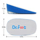 Dr. Foot'S Height Increase Inserts, Gel Heel Lift Insoles, Shoe Lifts Insoles For Leg Length Discrepancies (1.4'' Height)