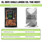 El Jefe Beef Jerky Chile Limon 7Oz - Authentic Mexican Style Hispanic Slab Jerky Hand-Crafted In Small Batches For Bold And Zest