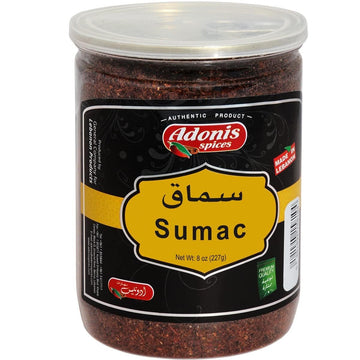Adonis - Ground Sumac, 8 Oz (227G), Product Of Lebanon