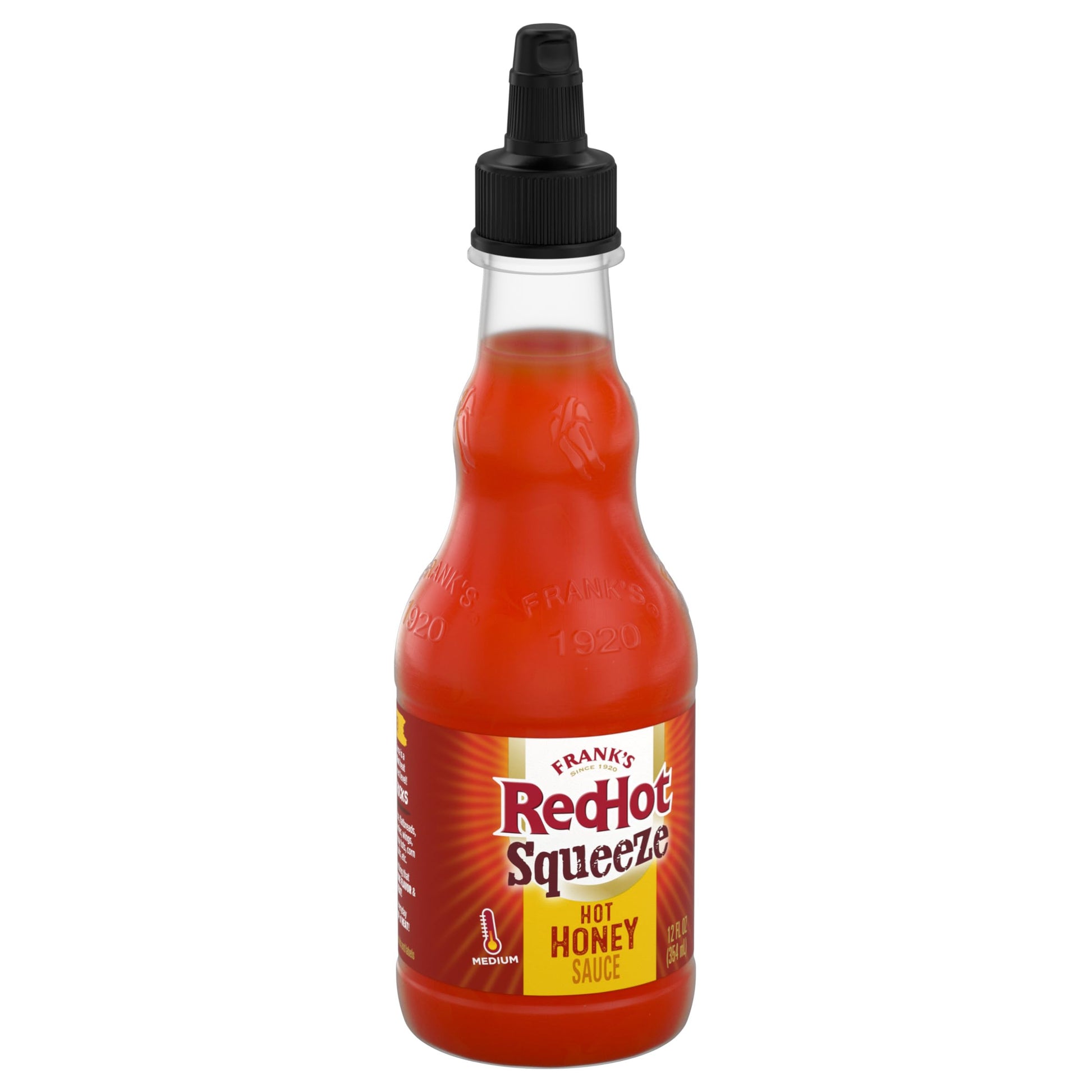Franks RedHot Squeeze Hot Honey Sauce, 12 fl oz, Pack of 1