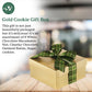 Gold Cookie Gift Box: Fresh Baked Gourmet Assortment - 9 Delicious Cookies For Birthdays, Thank You, Corporate Gifts