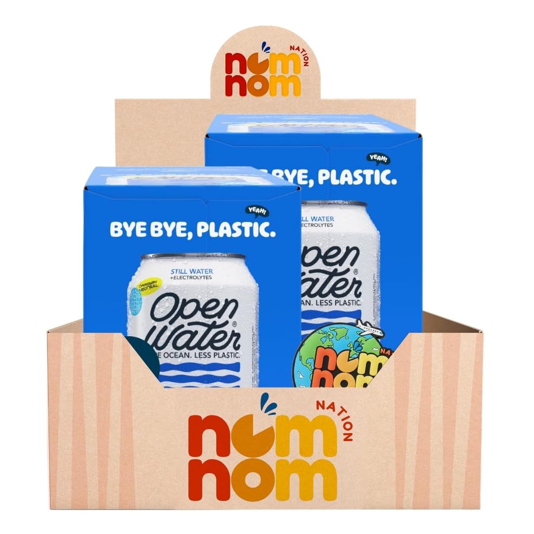 Open Water Still Water 12 oz (2 cases, 24 cans) - Spring Bottles Alternative for Groceries - Waterbottle Case with Refrigerator 