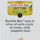 Bumble Bee Prime Protein on the Run Tuna Snack Kit - Gourmet Tuna Marinated in Olive Oil & Mild Jalapeno with Crackers and Servi