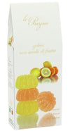 Le Preziose Italian Fruit Jelly Sweets With Fruit Juice 7.9Oz (Orange & Lemon)
