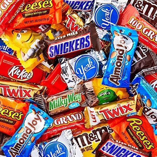 CandyKrave Halloween Assorted Chocolate Candy Variety Pack - 4lb Assorted Bulk Chocolate Candy & Chocolate Gifts - Halloween Cho