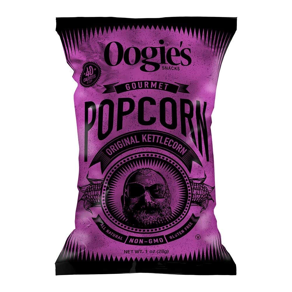 Oogie's Gourmet Popcorn | 20 Pack | Original Kettlecorn Flavor | Gluten Free Popcorn Snacks | 1oz Individual Bags