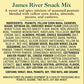 The Peanut Shop of Williamsburg James River Snack Mix, Williamsburg Peanuts, with Mixed Nuts and Sesame Corn Sticks - 9 Oz Tin