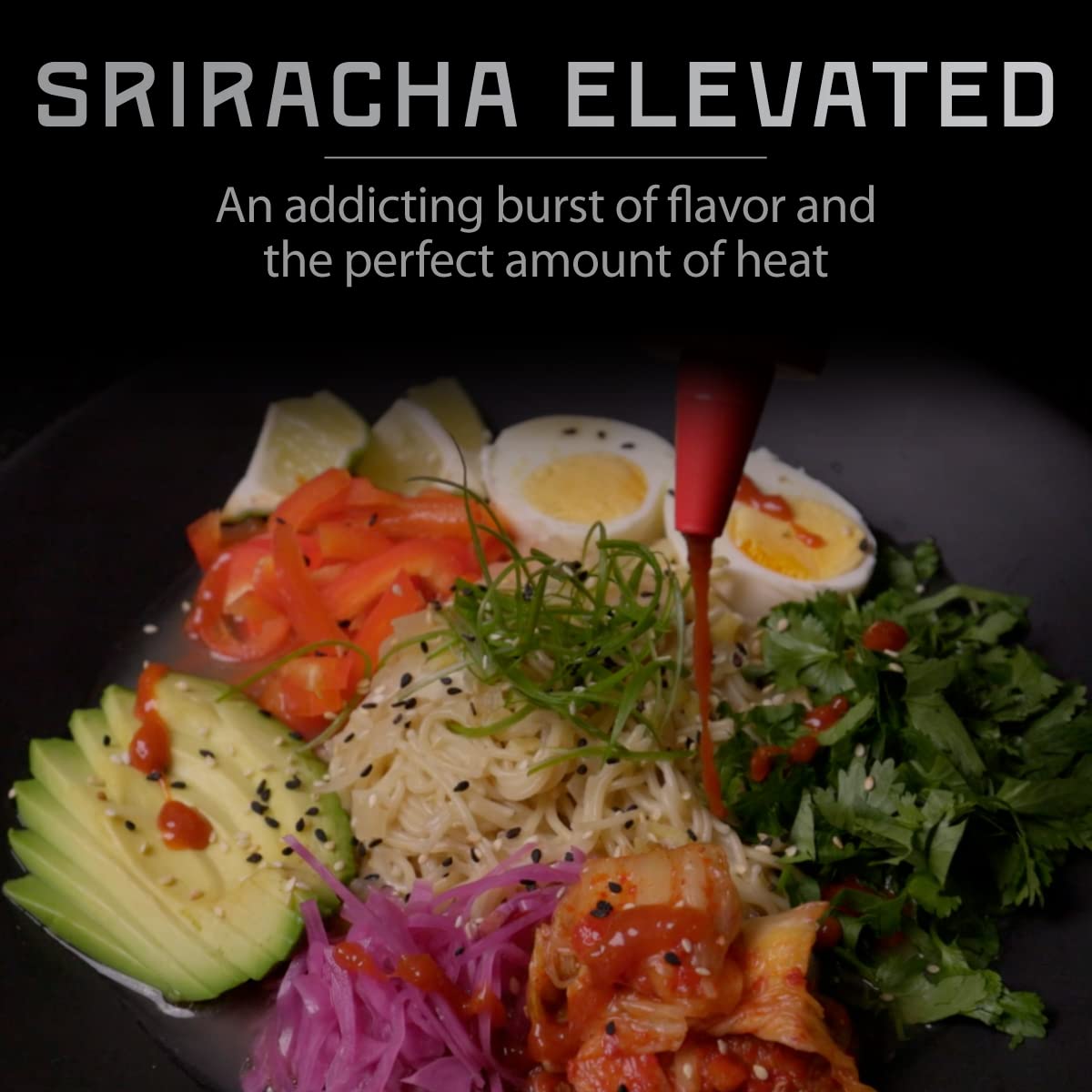 Melindas Sriracha Hot Sauce - Classic  Gourmet Sriracha Sauce Made with Fermented Red Jalapeos & Garlic - Keto  Vegan  Non-GMO and Gluten Free Hot Sauce - 16oz  1 Pack