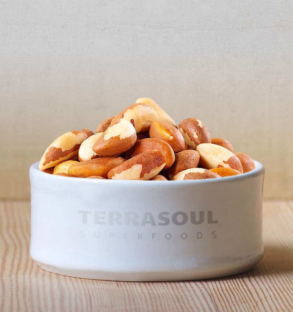 Terrasoul Superfoods Organic Brazil Nuts, 1 Lb - Raw | Unsalted | Rich In Selenium
