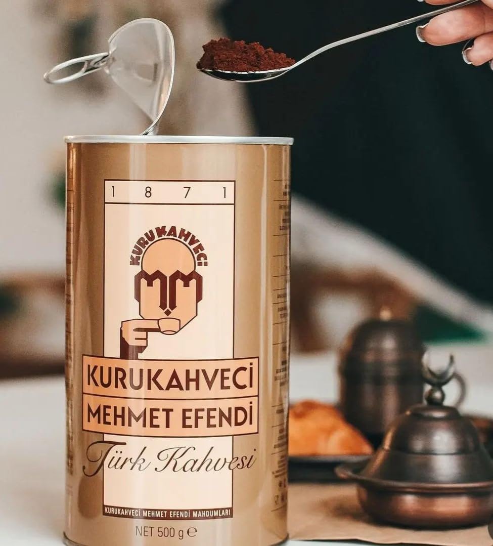 Mehmet Efendi Turkish Coffee, 500-Gram Can, 1.1 Pound (Pack Of 1)