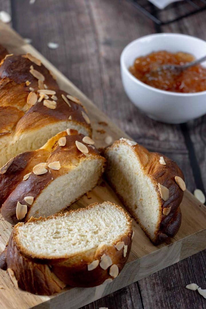 Tsoureki Greek Traditional1.5 Lb Sweet Bread (Brioche) By Artisan Levant - Ideal For French Toast (Traditional)