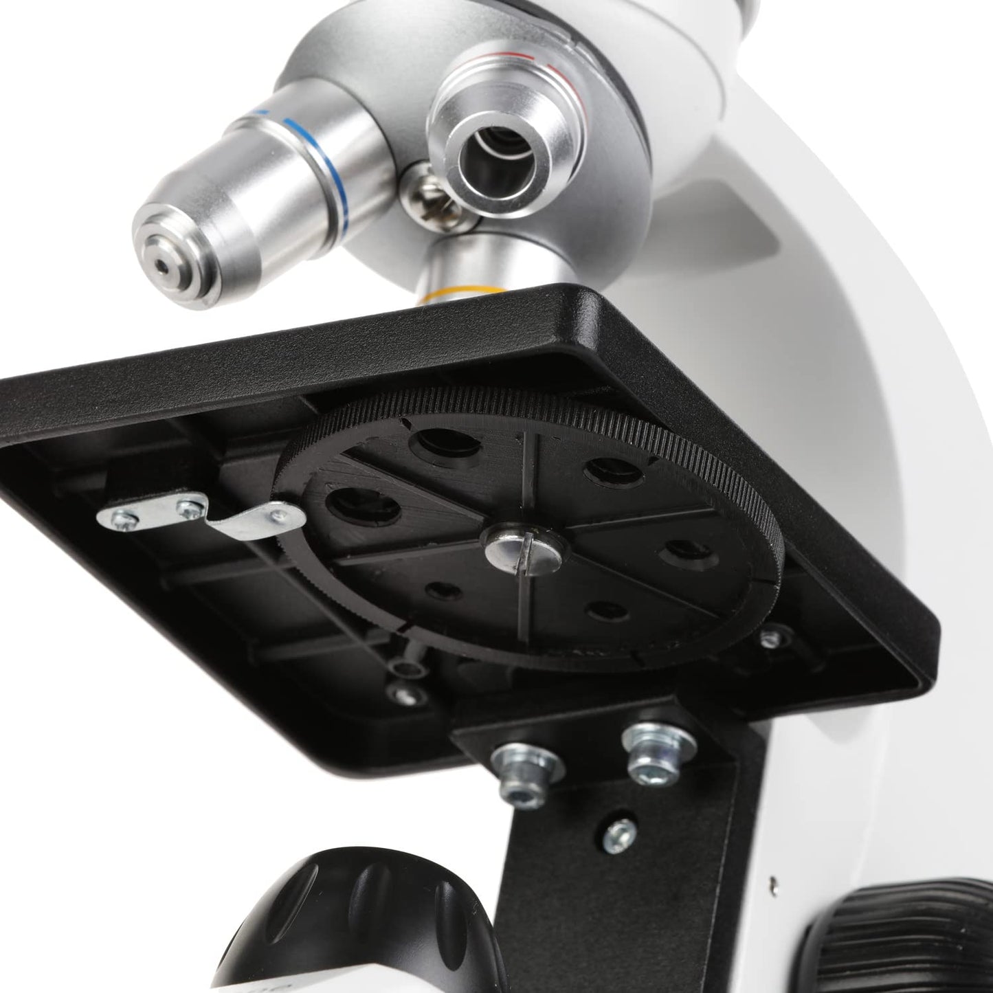 Super Savings - 40X-1000X Portable Led Monocular Student Microscope With 25-Piece Prepared Slides Set And Tweezers Plus Bonus Ha