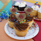 GRAPHICS & MORE Cupcake Picks Toppers Set of 6, Acrylic, University of Denver, Model CUPCAKE.HEART.CLCDEN.Z007933