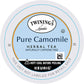Twinings Camomile Herbal Tea K-Cup Pods, 24 Count, Caffeine-Free, For Keurig, Multi Color, Model TWI-003