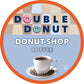 Double Donut Coffee Coffee Pods, Medium Roast, Compatible with Keurig, 20 Count (Pack of 1)