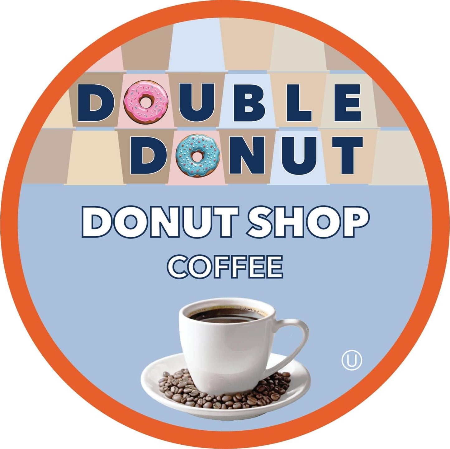 Double Donut Coffee Coffee Pods, Medium Roast, Compatible with Keurig, 20 Count (Pack of 1)