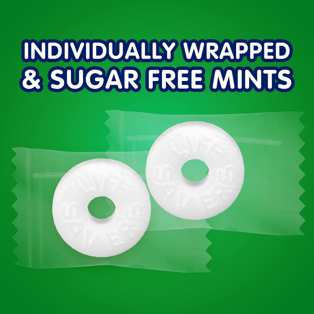 Lifesavers Sugar Free Wint O Green Mints Hard Candy (Pack Of 4) 2.75 Oz Bags