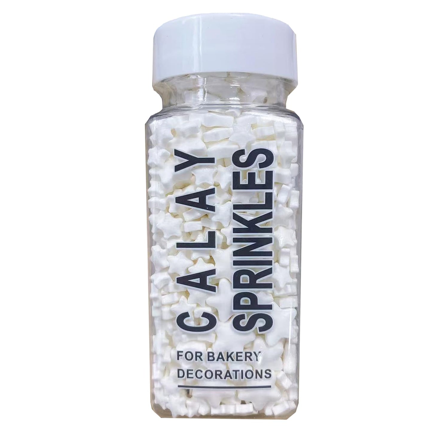 Sentovac White Star Sprinkles Edible Sugar For Cake Decorating Mix Sizes White Star Sprinkles Cake Topper Cupcake Cookie Baking