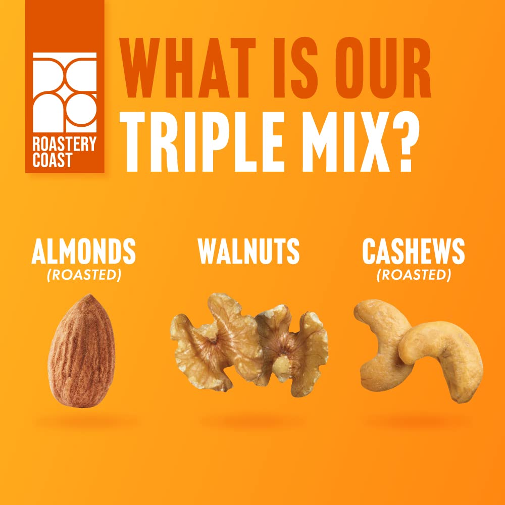 Roastery Coast Daily Nuts Healthy Mix | 48 Ounce Bulk Snack Mix | Assorted Nuts & Dry Fruits