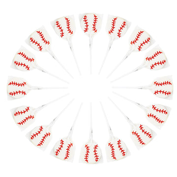 Baseball Lollipops Suckers Sports Pops For Birthday, Sports Event Or Baseball Party Favor, Individually Wrapped 12 Pack