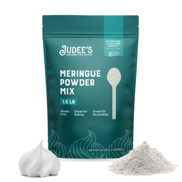 Judees Meringue Powder Mix - Gluten-Free, Nut-Free, 1.5 lb for Baking and Decorating