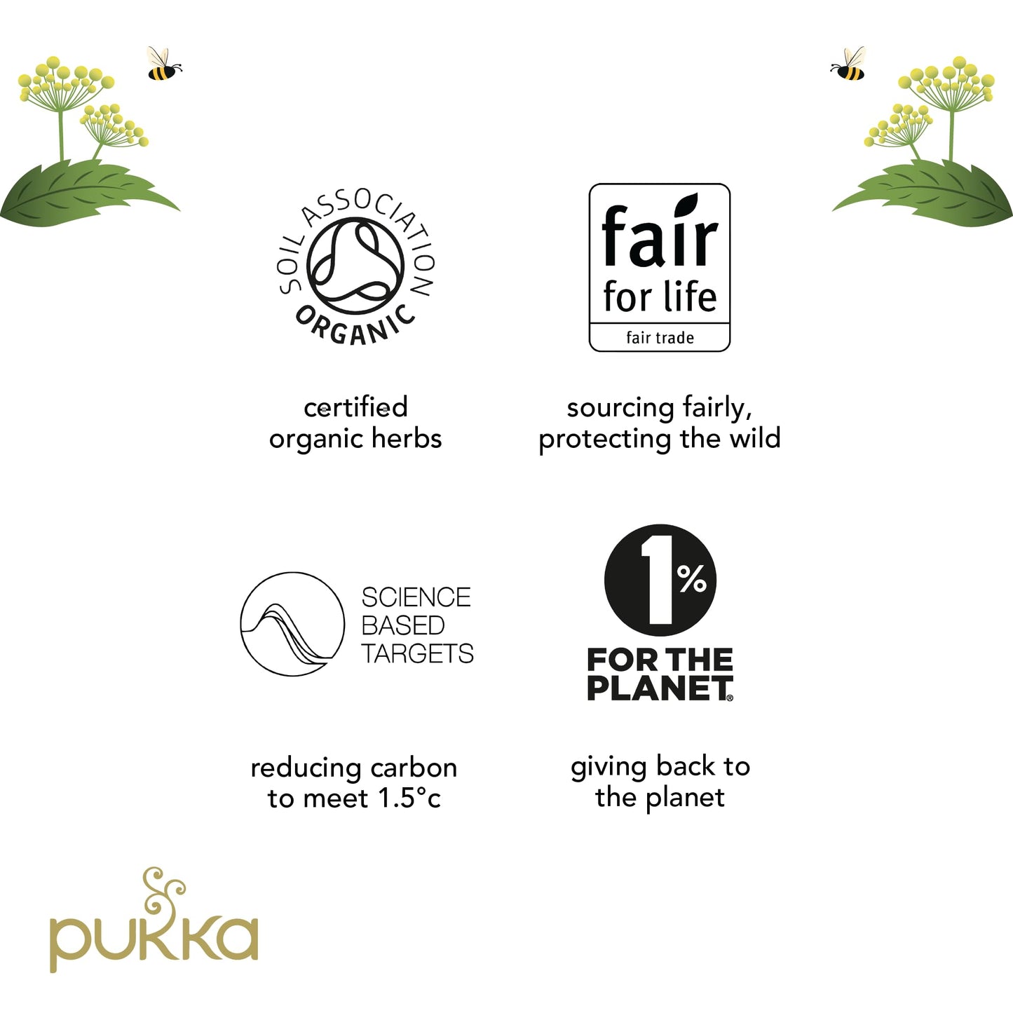Pukka Supreme Matcha Green Organic Herbal Tea - Energizing Infusion, 4 Pack, Caffeine Free, 80 Total Bags