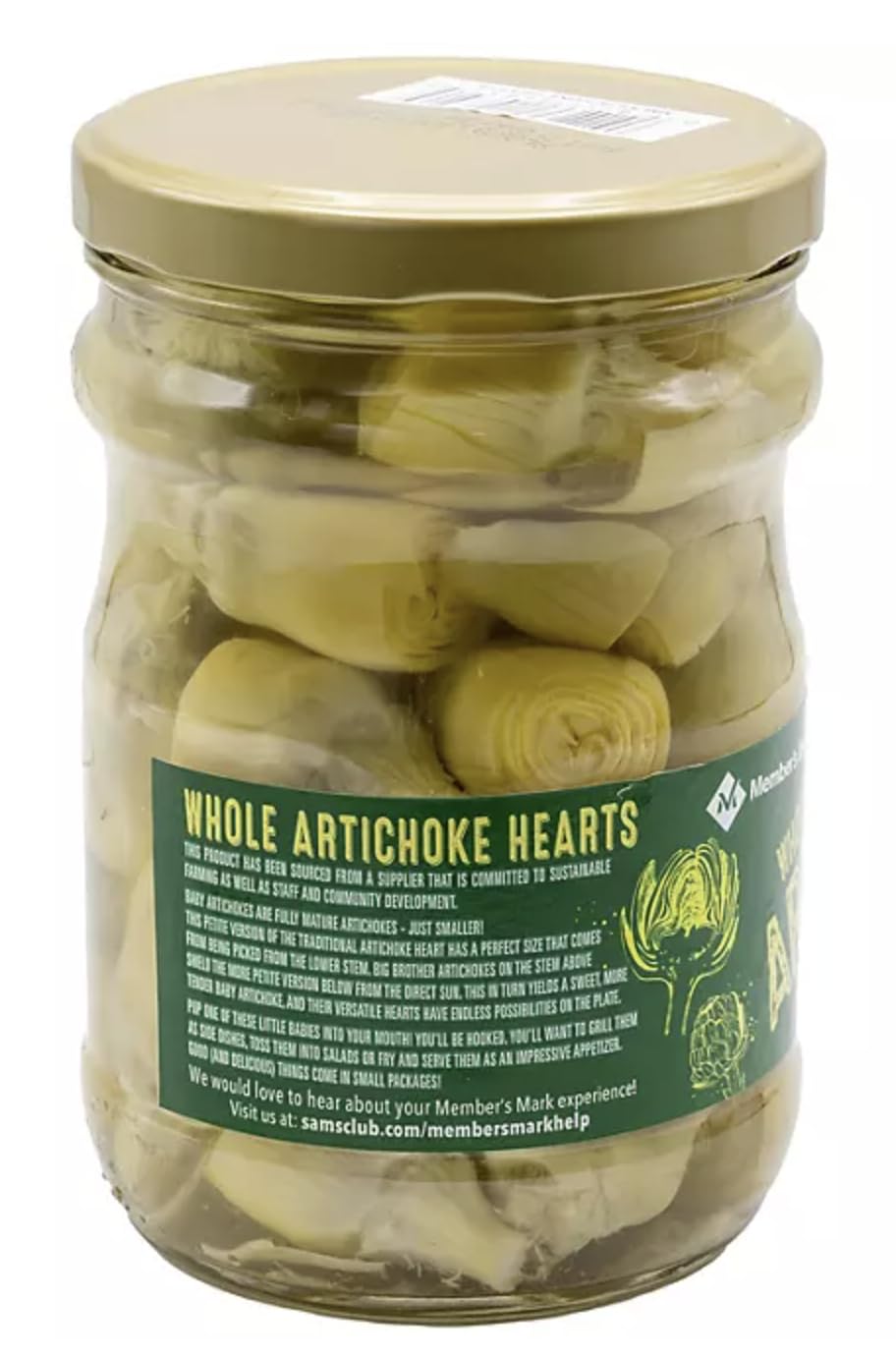 Member Mark Whole Artichoke Hearts, 33.5 Oz.