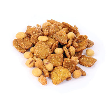 Oregon Farm Fresh Snacks Honey Roasted Nuts And Crackers Mix - Locally Made Honey Roasted Sesame Sticks And Nuts Mix - Enjoy The