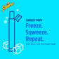Sqwincher 159200201 Squeeze Electrolyte Freezer Pops, 3 Oz, 150 Count
