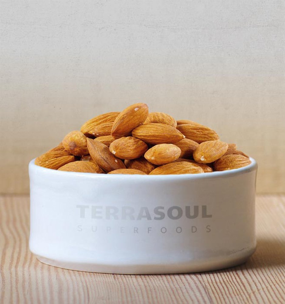 Terrasoul Superfoods Raw Unpasteurized Organic Almonds (Sproutable)  1 Pound