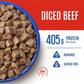 Mountain House Diced Beef | Freeze Dried Survival & Emergency Food | #10 Can | Gluten-Free