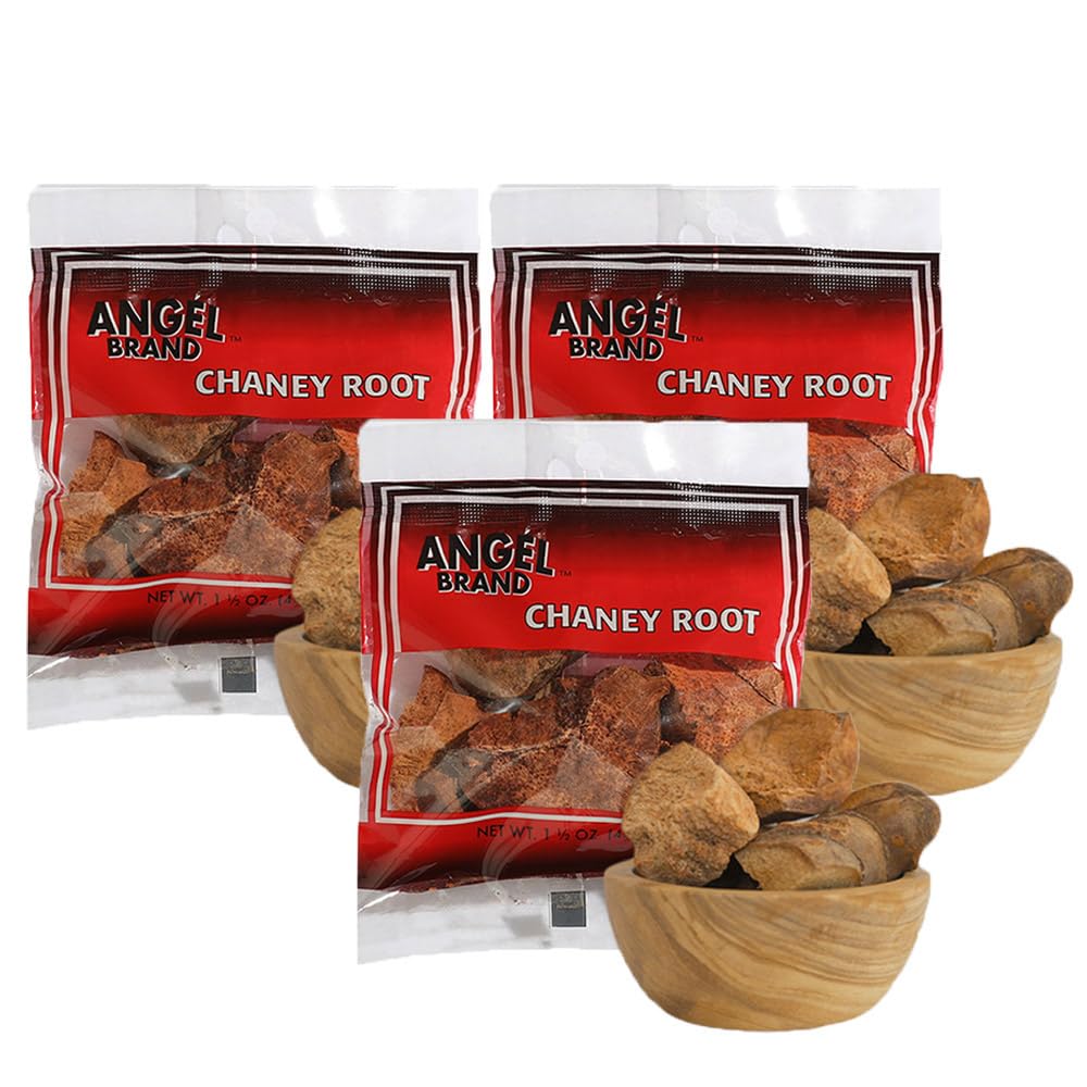 Angel Brand Chaney Root Herbal Tea Pouch, 1.5 oz (Pack of 3) - Jamaican Traditional Ingredient for Vitality