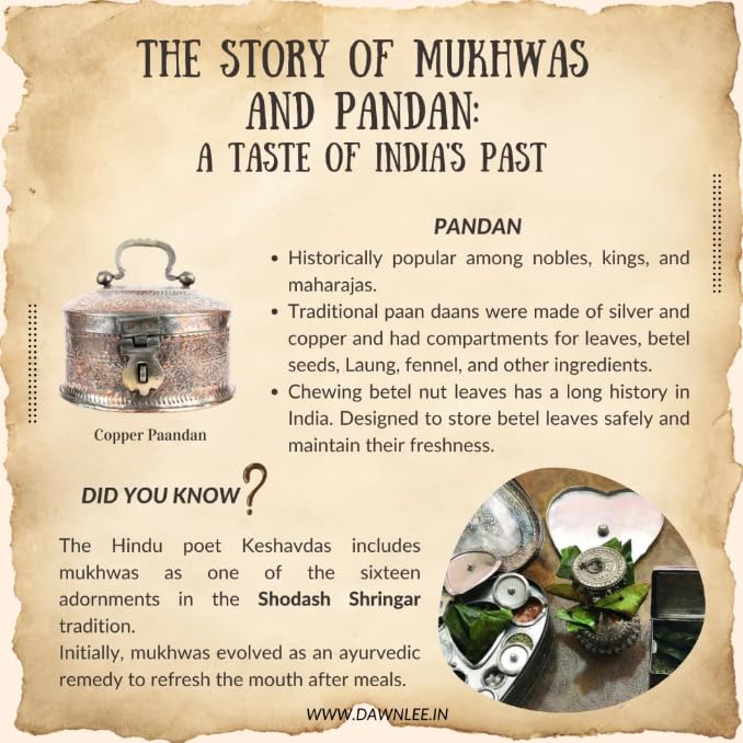 Dawn Lee Sweet Crunchy Mouth Freshener Mukhwas Digestive And Mood Enhancer Low-Calorie Fat   From Spicy Food Induced Stomach Irritation- 75 Gram