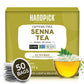 HANDPICK Senna Tea Bags - Non-GMO, Caffeine Free, Mild Taste, 50 Count, Eco-conscious Packaging