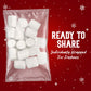 Freeze Dried Marshmallows Mini Individual 24 Fun Size Packs - Hot Chocolate Marshmallows Candy For Christmas Toppings, Hot Cocoa