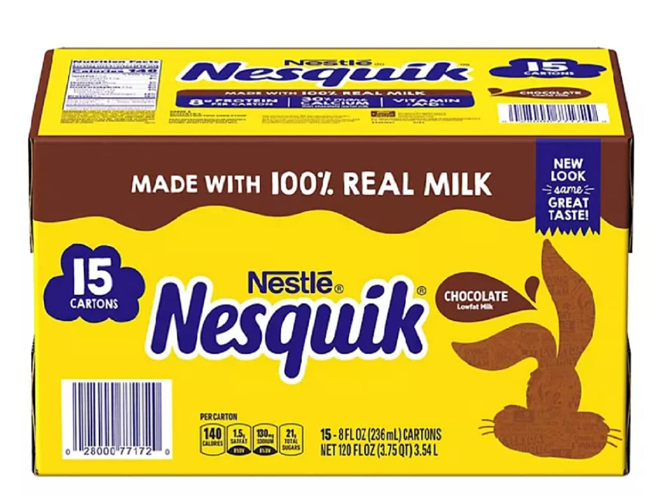 Nesquik Chocolate Milk (8 Fl. Oz.  15 Pk.)